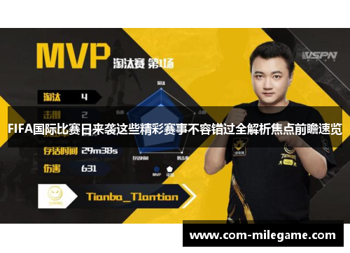 FIFA国际比赛日来袭这些精彩赛事不容错过全解析焦点前瞻速览 FIFA国际比赛日来袭这些精彩赛事不容错过全解析焦点前瞻速览