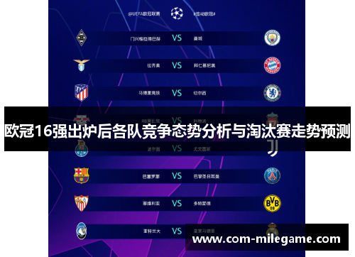 欧冠16强出炉后各队竞争态势分析与淘汰赛走势预测 欧冠16强出炉后各队竞争态势分析与淘汰赛走势预测