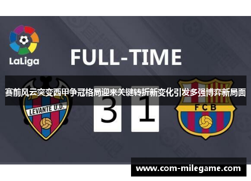 赛前风云突变西甲争冠格局迎来关键转折新变化引发多强博弈新局面